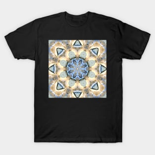 Maize And Blue Mandala T-Shirt